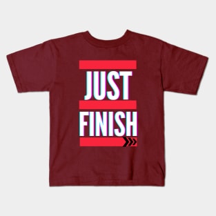 The Just Finish Run Collection Kids T-Shirt